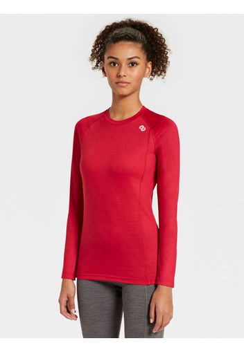 Rewoolution, Wiki - T-Shirt In Merino Jersey 190 Gr Per Donna In Colore Rosso