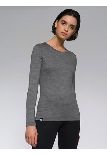 Rewoolution, Berry - T-Shirt In Merino Jersey 140 Gr Per Donna In Colore Grigio