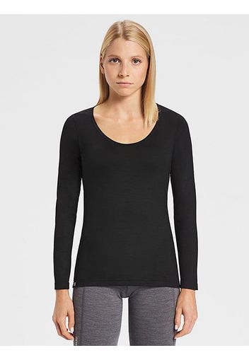 Rewoolution, Roxby - T-Shirt In Merino Jersey 140 Gr Per Donna In Colore Nero