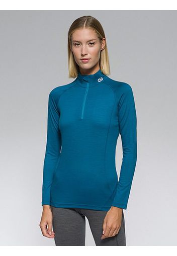 Rewoolution, Lindsey - Felpa In Merino Jersey 190 Gr Per Donna In Colore Blu