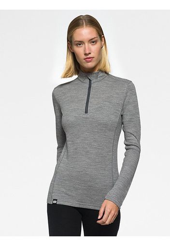 Rewoolution, Pollux - Felpa In Merino Mesh 180 Gr Per Donna In Colore Grigio