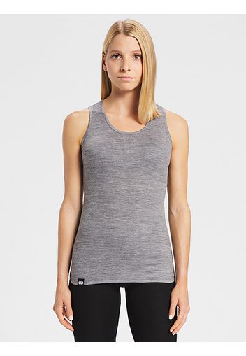 Rewoolution, Top - T-Shirt In Merino Mesh 180 Gr Per Donna In Colore Grigio