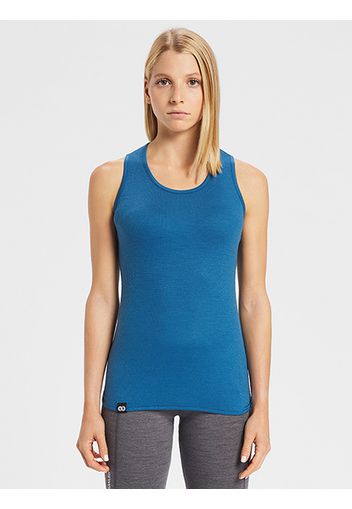 Rewoolution, Top - T-Shirt In Merino Mesh 180 Gr Per Donna In Colore Blu