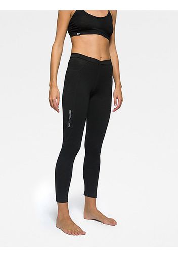 Rewoolution, Olympia - Leggings In Merino Jersey 190 Gr Per Donna In Colore Nero