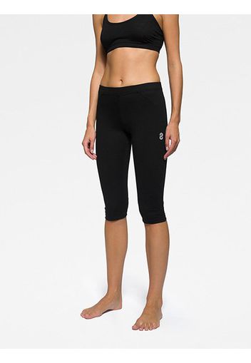 Rewoolution, Race - Leggings In Merino Jersey 190 Gr Per Donna In Colore Nero