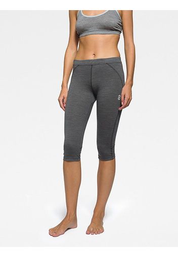 Rewoolution, Race - Leggings In Merino Jersey 190 Gr Per Donna In Colore Grigio