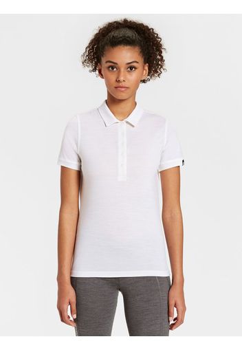 Rewoolution, Mirth - Polo In Merino Jersey 190 Gr Per Donna In Colore Bianco