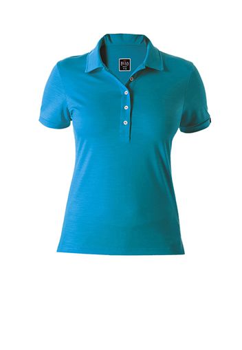 Rewoolution, Mirth - Polo In Merino Jersey 190 Gr Per Donna In Colore Blu