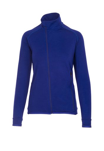 Rewoolution, W'S Full Zip Pockets - Felpa 190 Gr Per Donna In Colore Blu