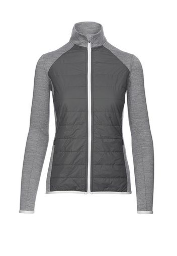 Rewoolution, Sybilla - Felpa In Merino Punto Roma 280 Gr Per Donna In Colore Grigio