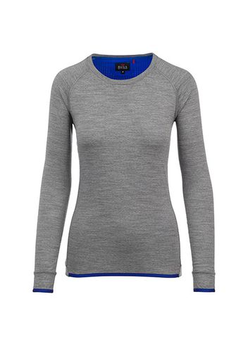 Rewoolution, W'S Crew Midlayer - Felpa 190 Gr Per Donna In Colore Grigio