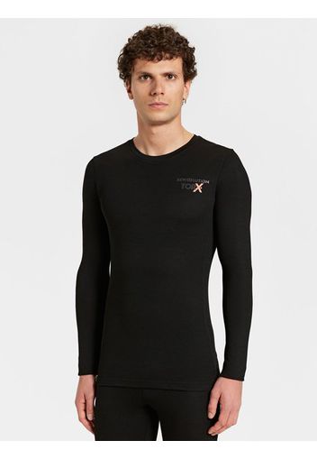 Rewoolution, Furud Tor - T-Shirt In Merino Mesh 180 Gr In Colore Nero