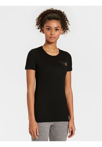 Rewoolution, Skin Tor - T-Shirt In Merino Mesh 180 Gr In Colore Nero