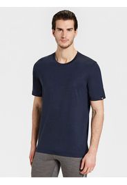 Rewoolution, Trick - T-Shirt In Merino Jersey 140 Gr Per Uomo In Colore Blu