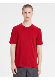 Rewoolution, Yanakie - T-Shirt In Merino Piquet 210 Gr Per Uomo In Colore Rosso