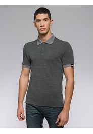 Rewoolution, Oro - Polo In Merino Piquet 210 Gr Per Uomo In Colore Grigio