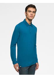 Rewoolution, Canopy - Polo In Merino Piquet 210 Gr Per Uomo In Colore Blu