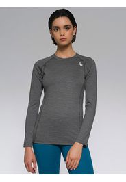 Rewoolution, Wiki - T-Shirt In Merino Jersey 190 Gr Per Donna In Colore Grigio