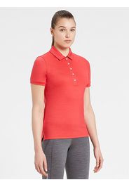 Rewoolution, Mirth - Polo In Merino Jersey 190 Gr Per Donna In Colore Rosa