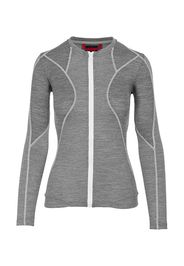 Rewoolution, W'S Full Zip Ls - Felpa 190 Gr Per Donna In Colore Grigio