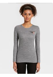 Rewoolution, Cocoon Tor - T-Shirt In Merino Mesh 180 Gr In Colore Grigio