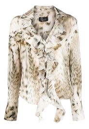 Blusa stampa leopardata