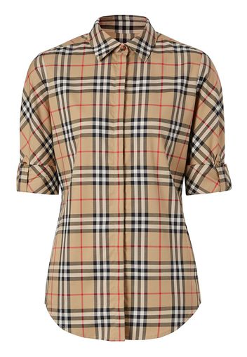 Camicia stampa vintage check