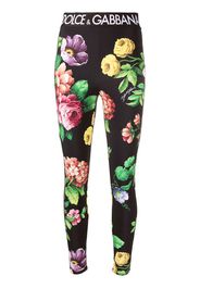 Leggings stampa floreale