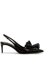 Décolleté slingback con ruches