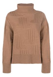 Maglione con intarsio