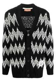 Cardigan a zigzag