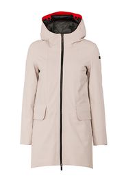 Hooded down coat