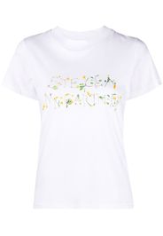 T-shirt con stampa floreale