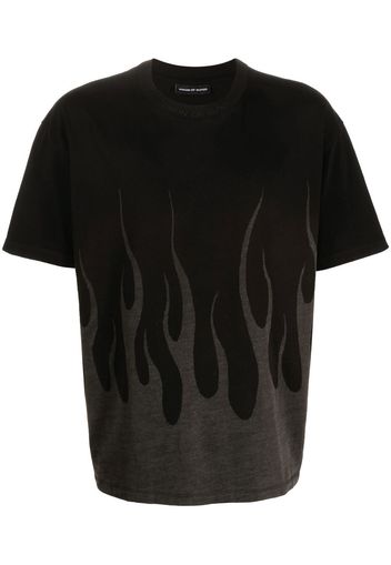 T-shirt stampa fiamme