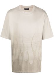 T-shirt stampa fiamme