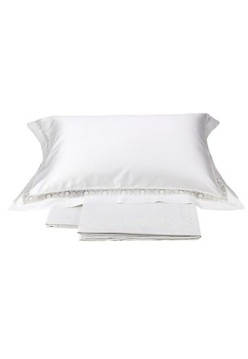 Completo letto matrimoniale Sfilata - Bianco seta - La Perla Home Collection