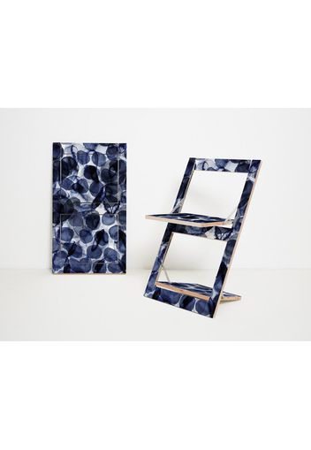 FLÄPPS FOLDING CHAIR - BUBBLES INDIGO