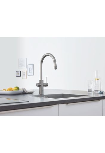 GROHE BLUE® HOME | Miscelatore da cucina in acciaio inox