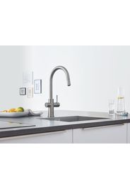 GROHE BLUE® HOME | Miscelatore da cucina in acciaio inox