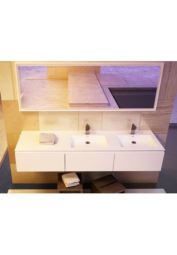 MODULE DESK 50 | Lavabo doppio