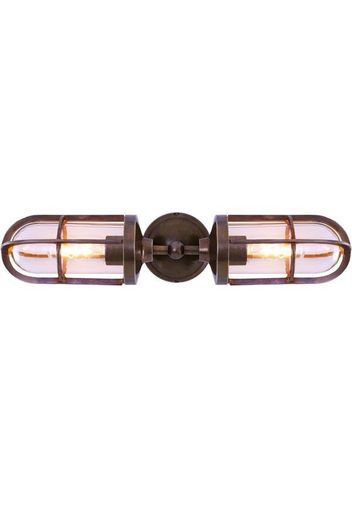 CLAYTON DOUBLE WELL GLASS WALL LIGHT