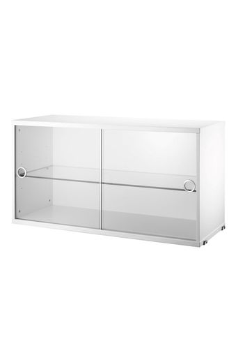 STRING® SYSTEM CABINET WITH GLASS DOORS