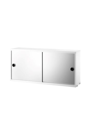 STRING® SYSTEM CABINET WITH MIRROR DOORS