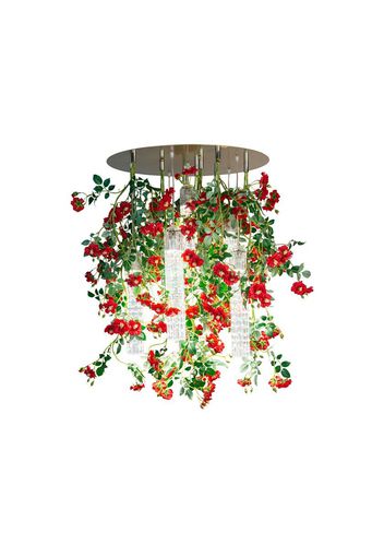 FLOWER POWER WILD RED ROSES ROUND