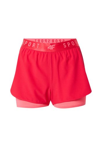 4F Pantaloni sportivi  rosso fuoco / rosa antico