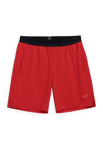 4F Pantaloni sportivi  rosso / nero