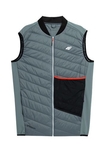 4F Gilet sportivo  grigio / rosso / nero