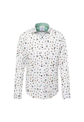 A Fish named Fred Camicia  blu / giallo / verde / offwhite