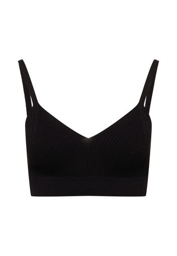 A LOT LESS Top in maglia 'Lola'  nero