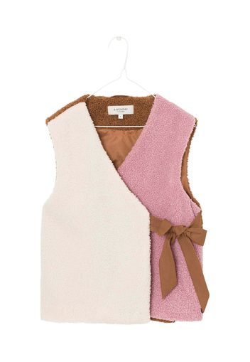 A Monday in Copenhagen Gilet 'Karry'  crema / marrone / rosa